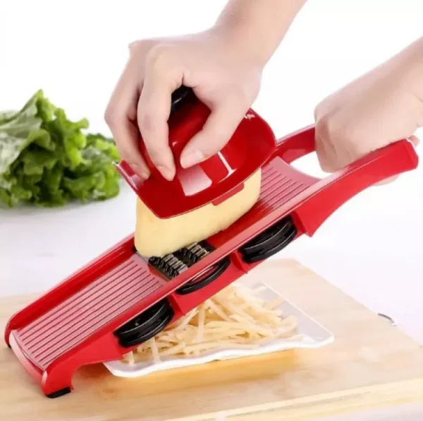 10 In 1 Mandoline Slicer Vegetable Cutter With Stainless Steel Blade Manual Potato Peeler Carrot Cheese Grater Dicer Kitchen Tool - Image 2