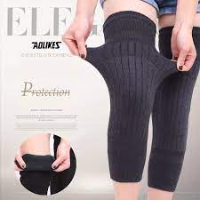 2pcs Thick Warm Wool Kneepad for Women Men Old People - Image 9
