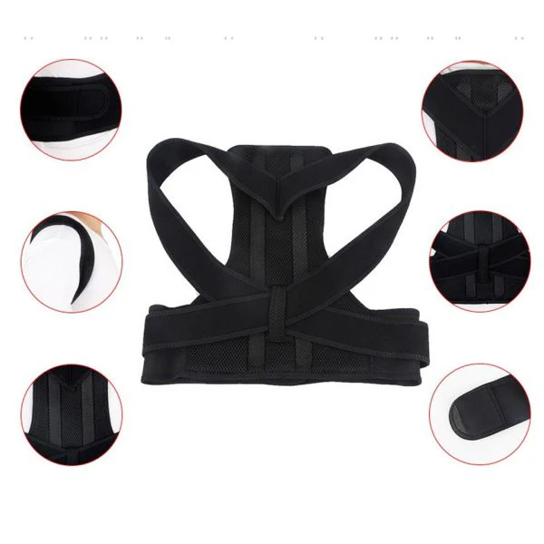 Back Posturm Spine Support Belt Adjustable Adult Corset Posture Correction Belt - Image 2