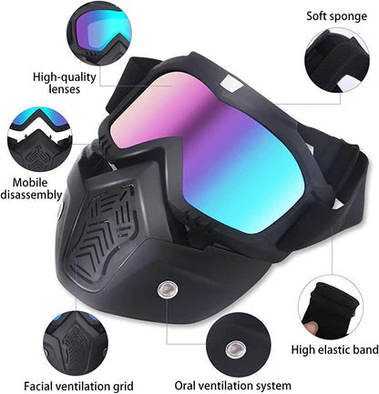 Biker's Riding Helmet Mask (Ultimate Face Protection) - Image 4
