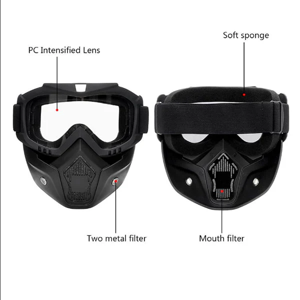 Biker's Riding Helmet Mask (Ultimate Face Protection) - Image 7