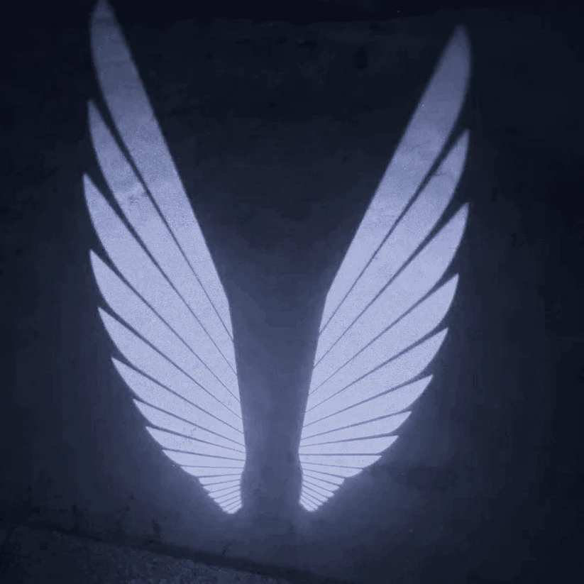 Angel Wing LED Lamp Lights For All Bikes And Cars Road Refit White,Blue,Red - Image 15