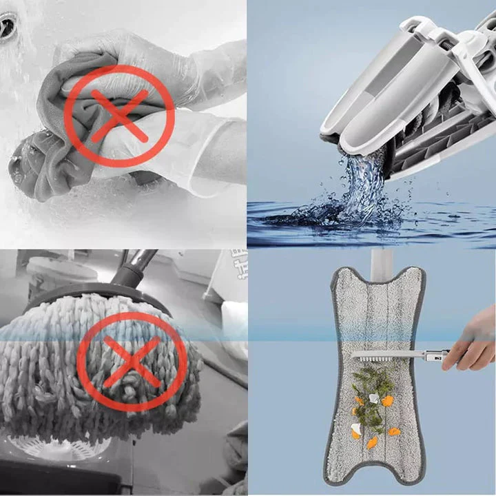 Effortless Cleaning with the 360° Rotating and Twisting Mop (highlights ease of use) - Image 3