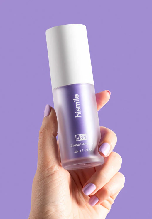 Hismile v34 Colour Corrector Serum Purple Teeth Whitening & Stain Removal - Image 3