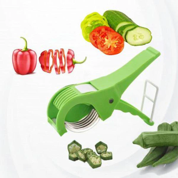 MULTI VEGETABLE CUTTER 5 BLADE VEGETABLE & FRUITS CUTTER & SLICER - Image 4