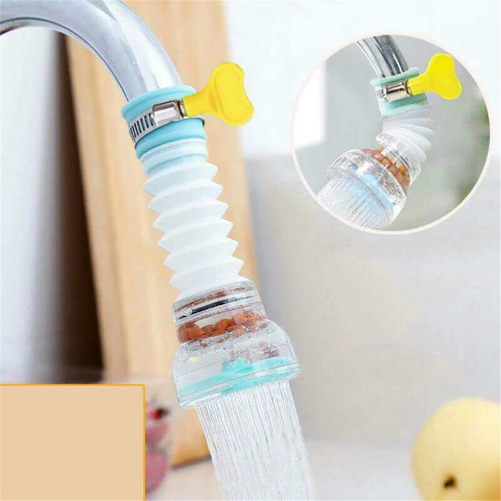 (PACK OF 3)New Fan Faucet With Clip 360 Adjustable Flexible Kitchen Faucet Tap Water Filter - Image 4
