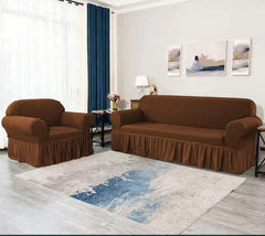 Persian Bubble Sofa Cover - Copper Brown - Image 3