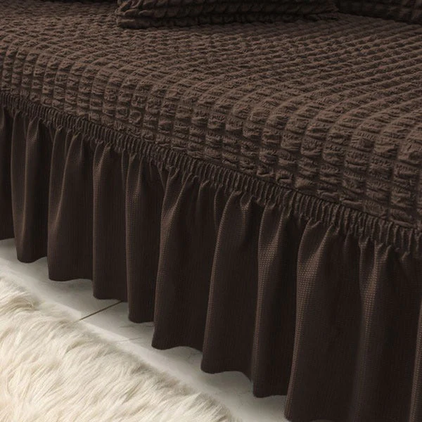 Persian Bubble Sofa Cover - Dark Brown - Image 4