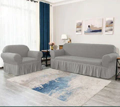 Persian Bubble Sofa Cover - Grey - Image 3