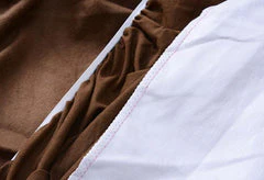 Terry Waterproof Mattress Cover - Brown - Image 4