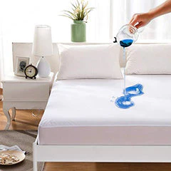 Terry Waterproof Mattress Cover - White - Image 3