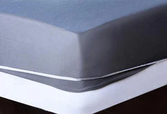 Terry Waterproof Mattress Cover - Grey - Image 3