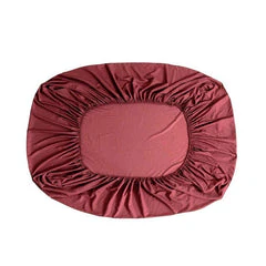 Terry Waterproof Mattress Cover - Maroon - Image 4