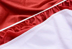Terry Waterproof Mattress Cover - Maroon - Image 5