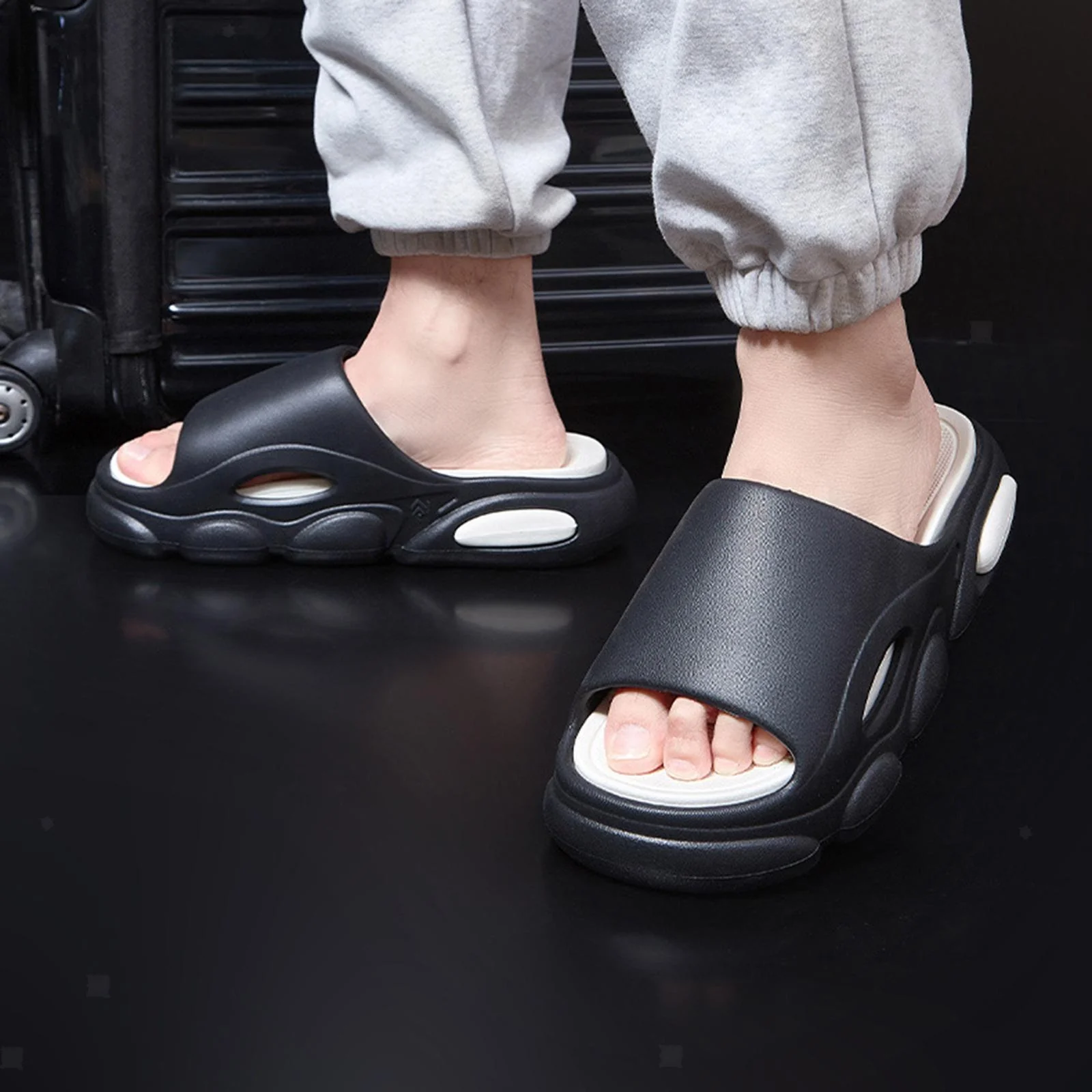 Thick Sole Soft House Slipper For Men/Women - Thick Bottom Increases Leg Length - Height Boosted House Chappal - Image 12