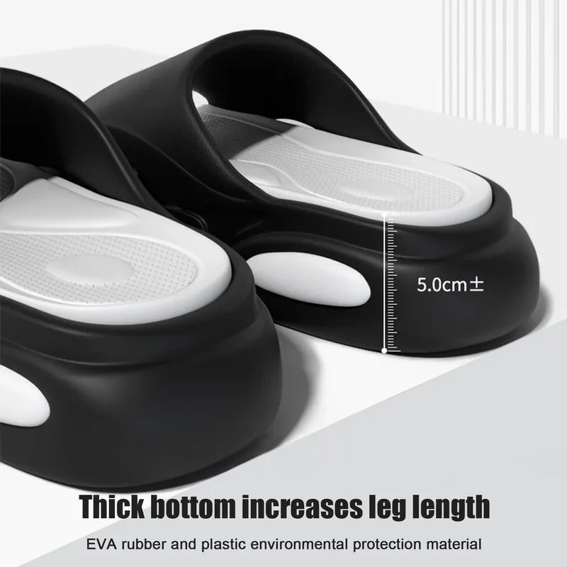Thick Sole Soft House Slipper For Men/Women - Thick Bottom Increases Leg Length - Height Boosted House Chappal - Image 8
